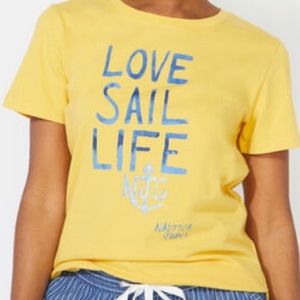 New!!!NAUTICA JEANS CO. GRAPHIC TEE